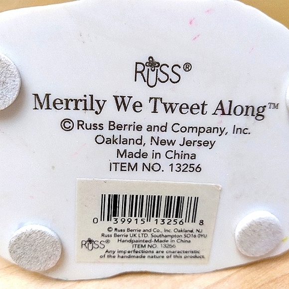 Russ "Merrily We Tweet Along" Figurine - Picture 6 of 6